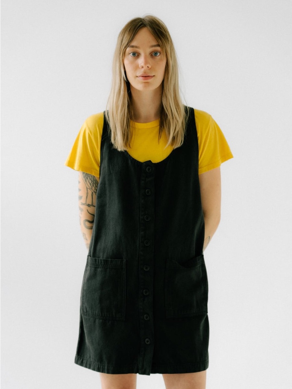 Jungmaven Washed Black Dress Small